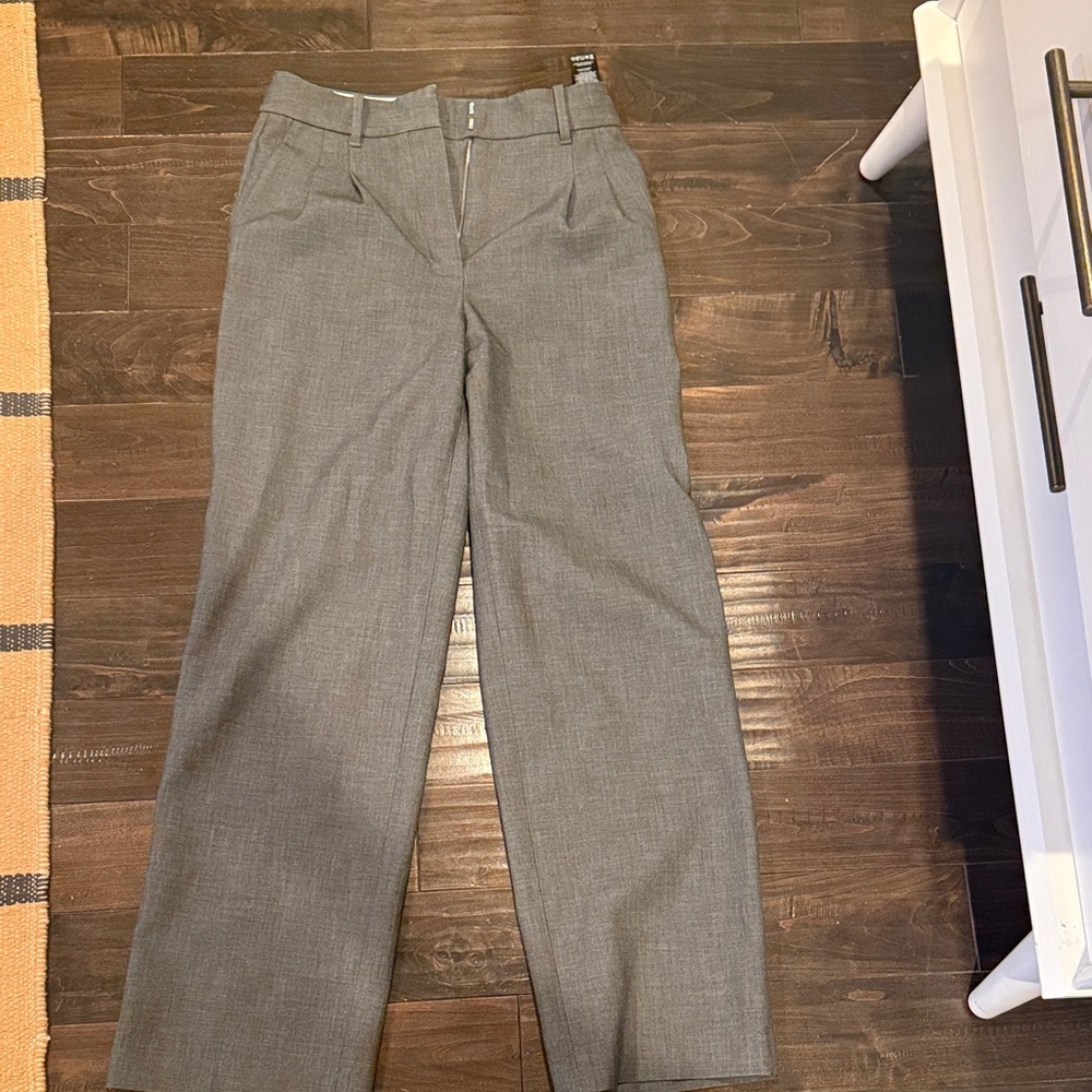 Aritzia Effortless Pant Heather Charcoal Gray size 4 - Picture 3 of 4